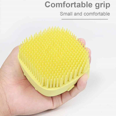 Silicone Bath and Body Shower Brush with Liquid Soap Dispenser
