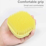 Silicone Bath and Body Shower Brush with Liquid Soap Dispenser (Random Color)