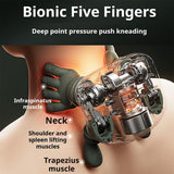 Advanced Finger-Pressure Neck Massager with Heating Function