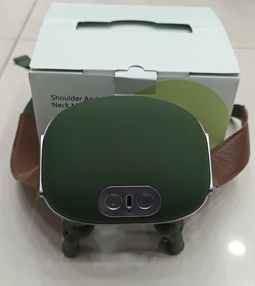 Advanced Finger-Pressure Neck Massager with Heating Function