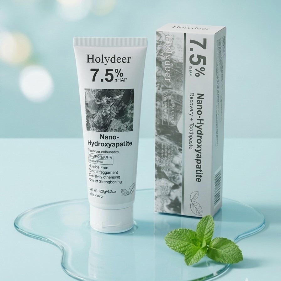 7.5% Nano-Hydroxyapatite Toothpaste by Holydeer | Next-Level Oral Care