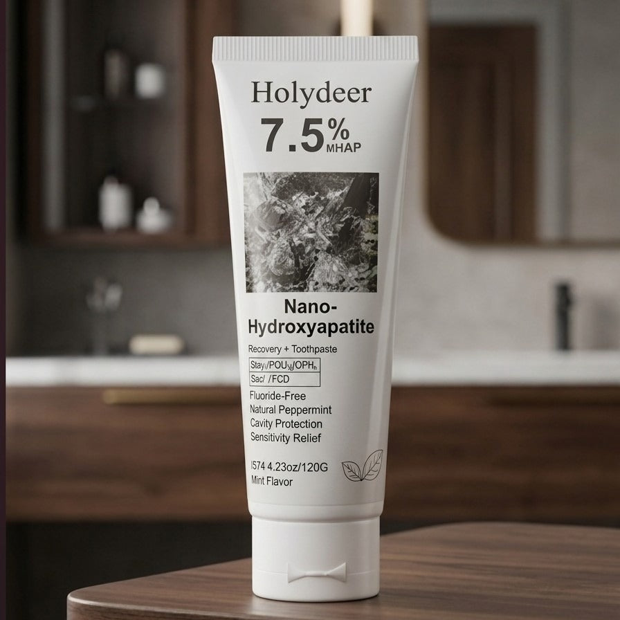7.5% Nano-Hydroxyapatite Toothpaste by Holydeer | Next-Level Oral Care