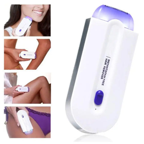 Premium Women's Electric Hair Remover with LED Light | Safe & Painless Face & Body Shaver