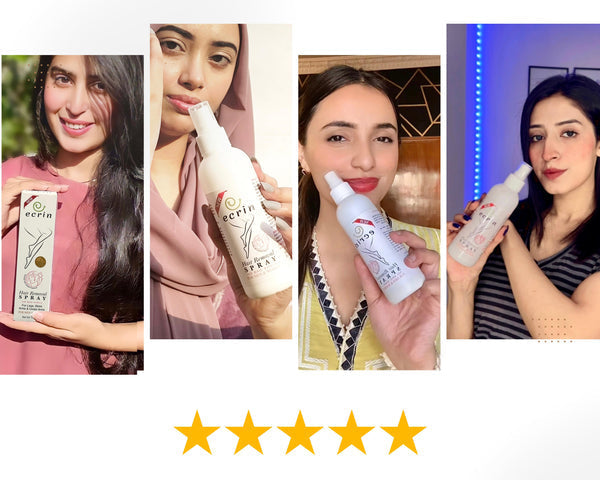 New Ecrin Hair Removal Foaming Spray - Advance Formula with Refreshing Fragrance (200ml)