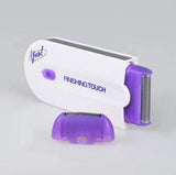 Women’s Electric Hair Remover with Advanced Sensa-Light Technology & Built-in LED Light | Safe & Painless Shaver for Face, Arms, Armpits, Legs & Full Body | Portable Lipstick-Design Razor, Washable Head, Gentle on Skin, Battery Operated